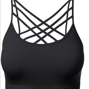 Zenana Outfitters L/XL Bralette in black